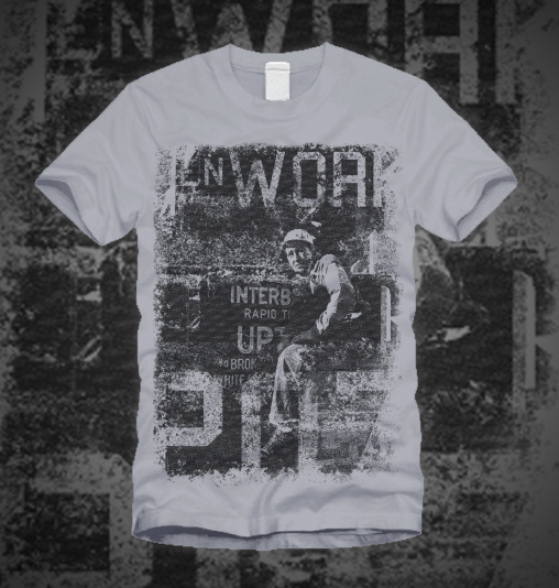 Grunge graphic t-shirt